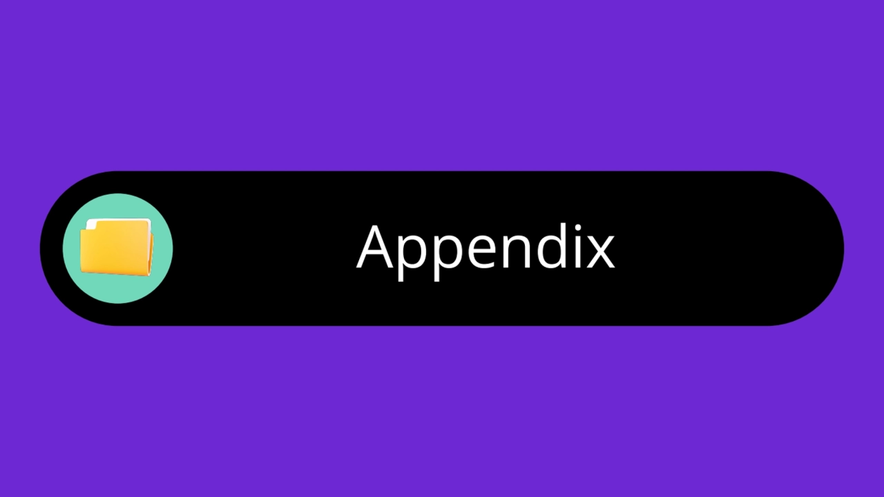 Appendix