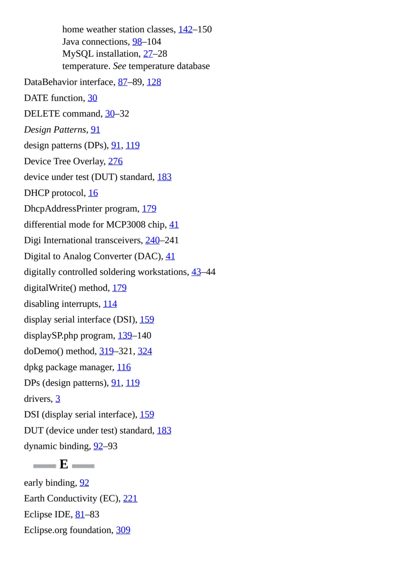 home weather station classes, 142–150
Java connections, 98–104
MySQL installation, 27–28
tempera…