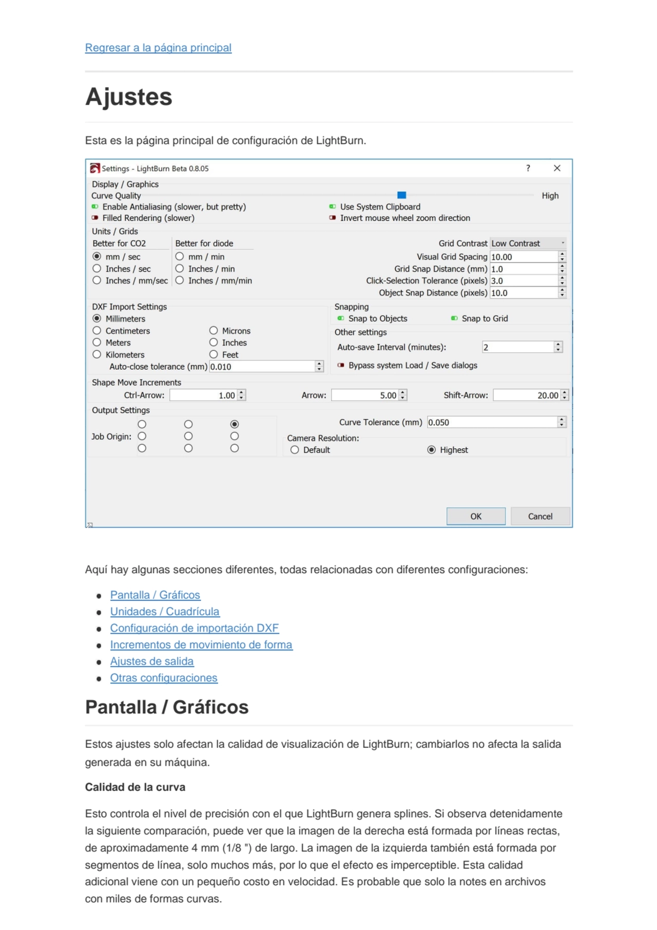 Regresar a la página principal
Ajustes
Esta es la página principal de configuración de LightBurn.…