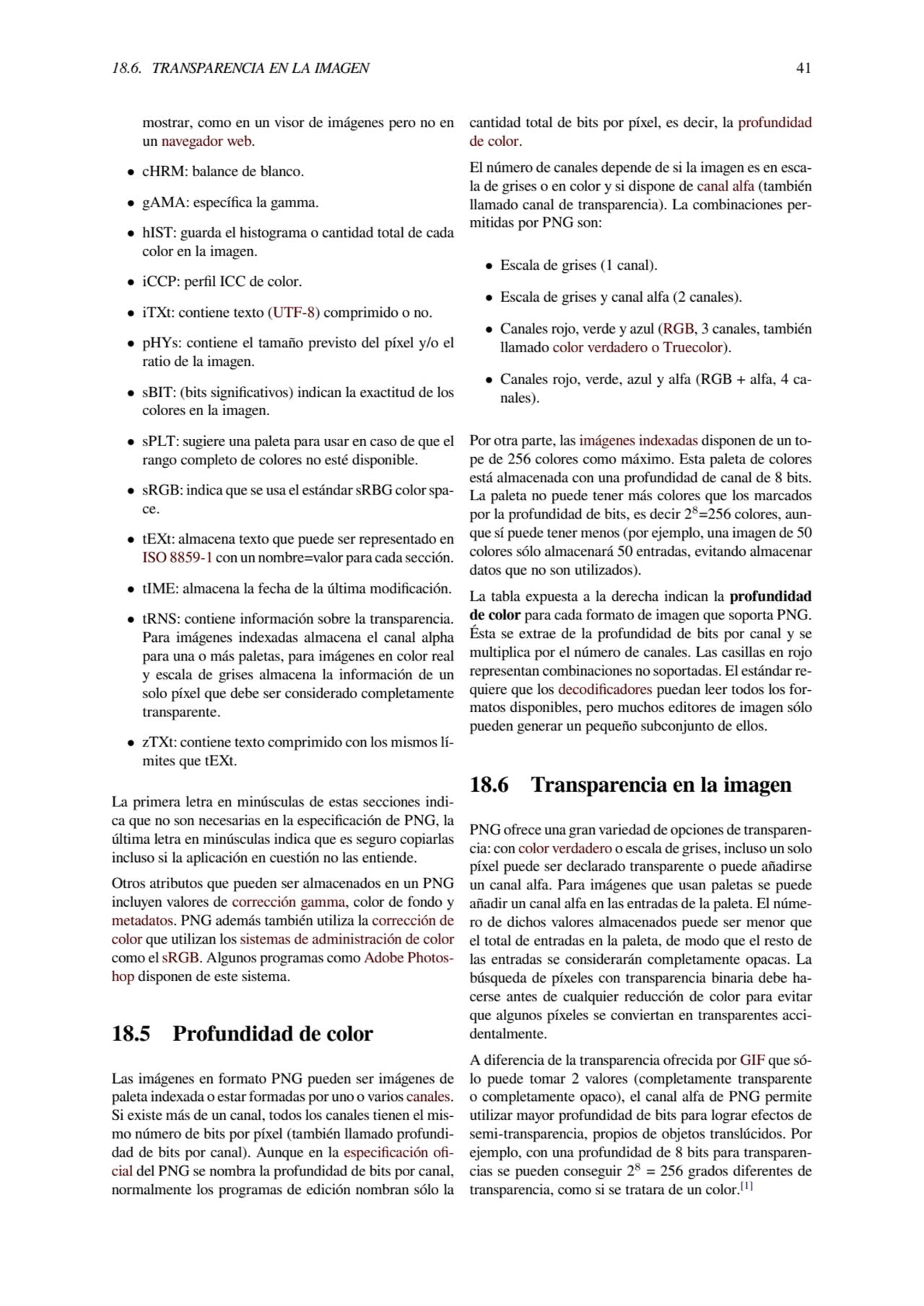 18.6. TRANSPARENCIA EN LA IMAGEN 41
mostrar, como en un visor de imágenes pero no en
un navegador…