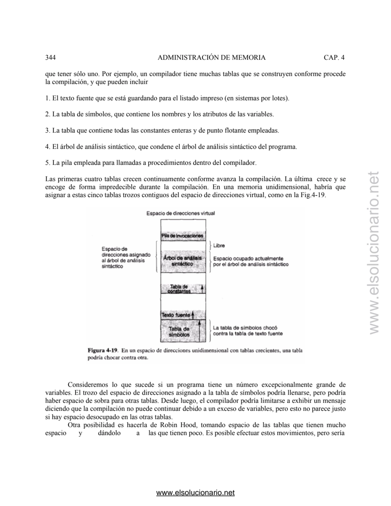 344 ADMINISTRACIÓN DE MEMORIA CAP. 4 
que tener sólo uno. Por ejemplo, un compilador tiene muchas …