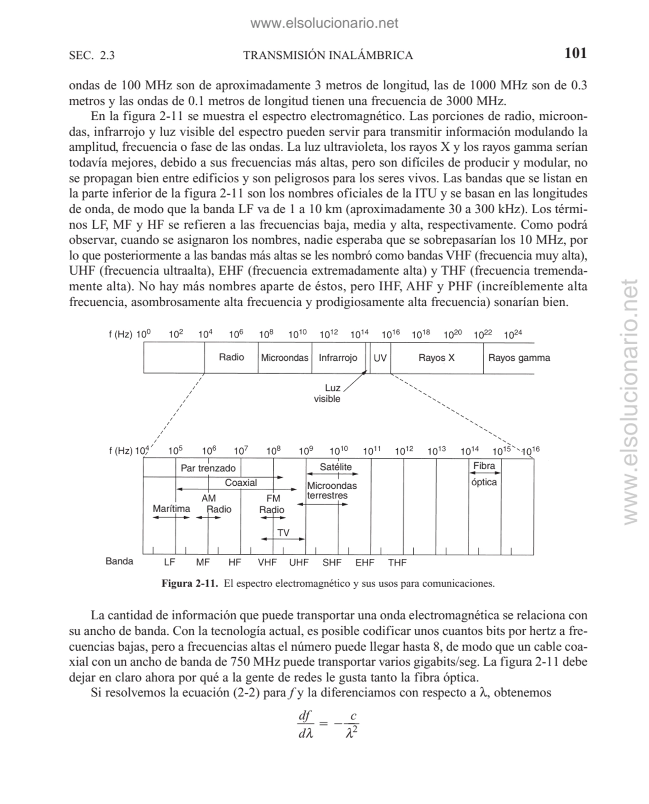 ondas de 100 MHz son de aproximadamente 3 metros de longitud, las de 1000 MHz son de 0.3
metros y …