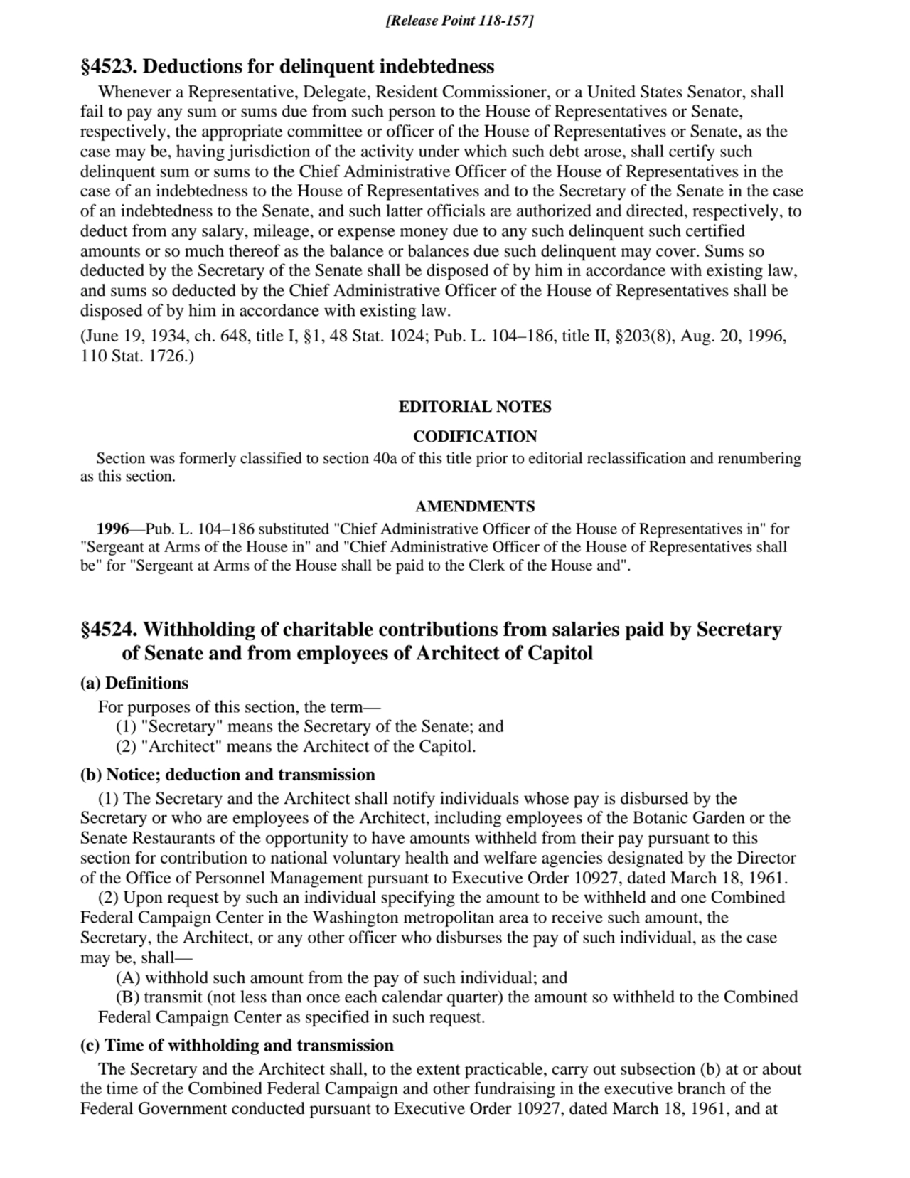 §4523. Deductions for delinquent indebtedness
Whenever a Representative, Delegate, Resident Commis…