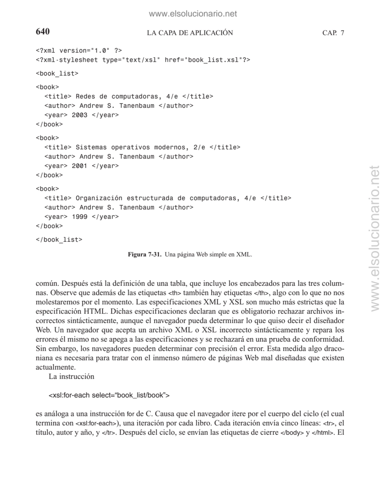 LA CAPA DE APLICACIÓN
común. Después está la definición de una tabla, que incluye los encabezados …