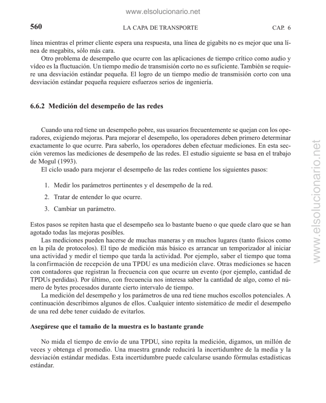LA CAPA DE TRANSPORTE
línea mientras el primer cliente espera una respuesta, una línea de gigabits…