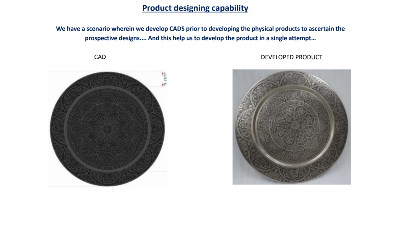 CAD DEVELOPED PRODUCT
We have a scenario wherein we develop CADS prior to developing the physical …