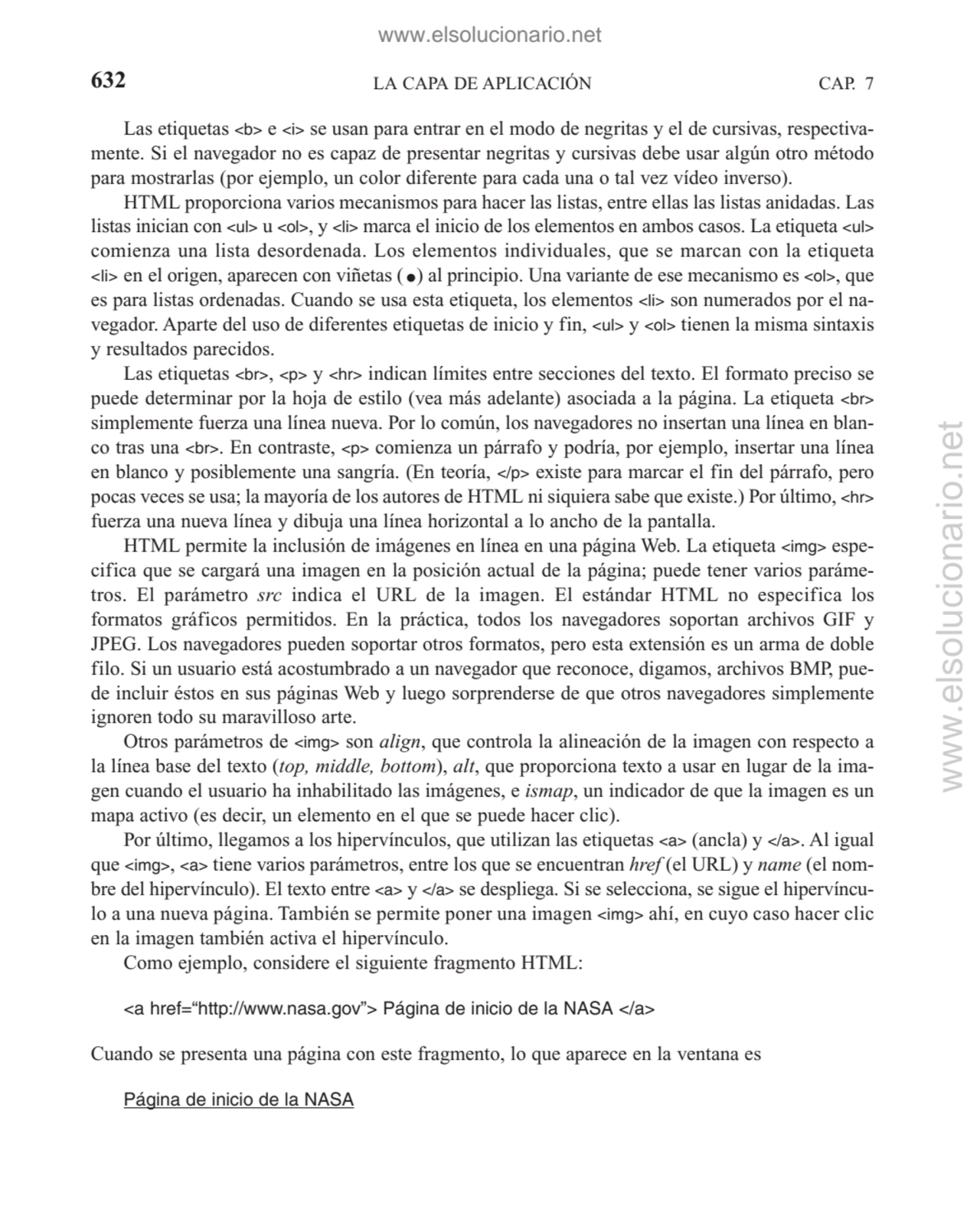 LA CAPA DE APLICACIÓN
Las etiquetas <b> e <i> se usan para entrar en el modo de negritas y el de c…