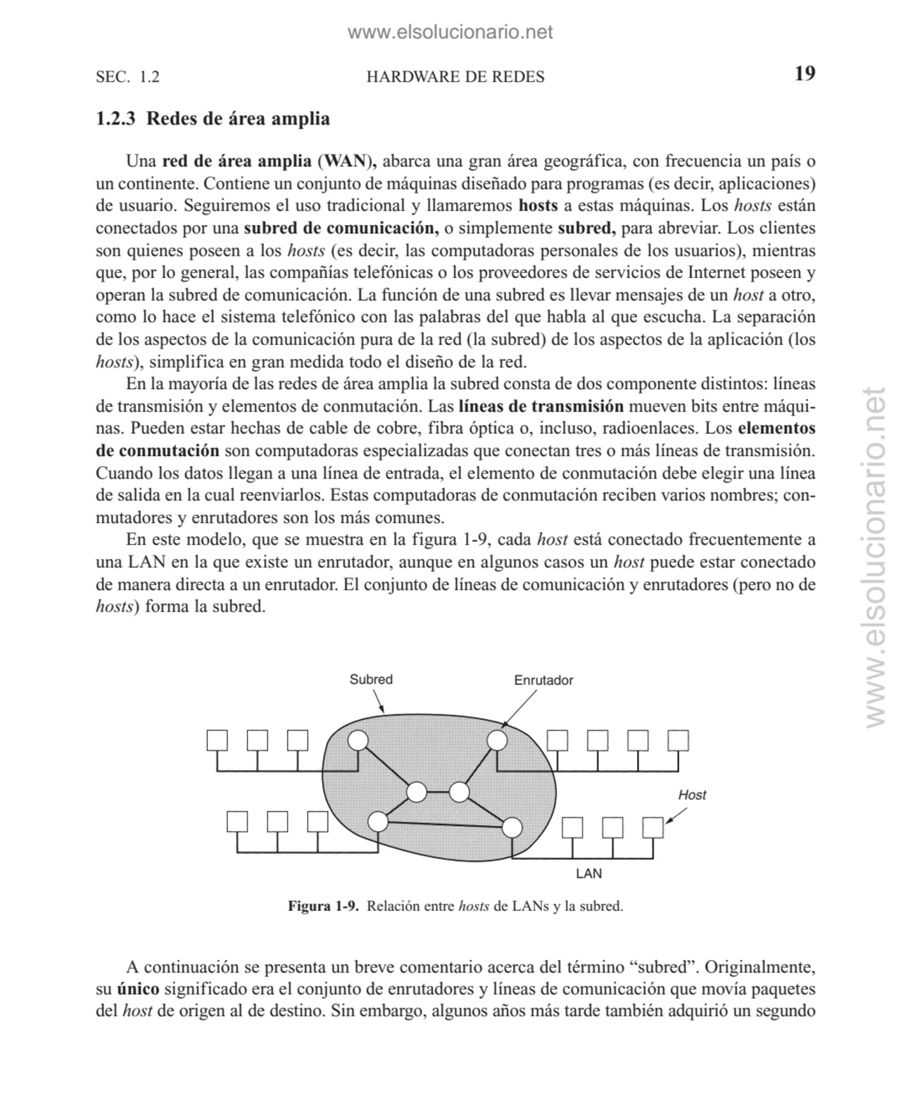 1.2.3 Redes de área amplia
Una red de área amplia (WAN), abarca una gran área geográfica, con frec…