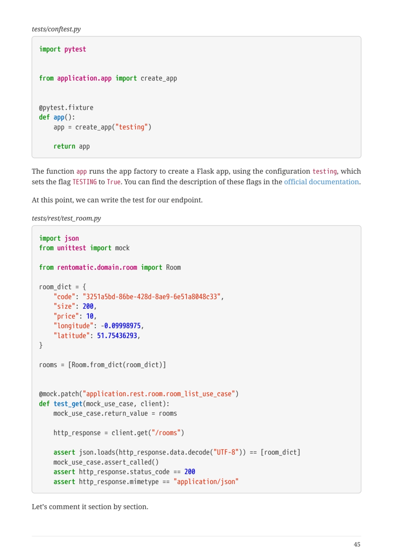 tests/conftest.py
import pytest
from application.app import create_app
@pytest.fixture
def app(…