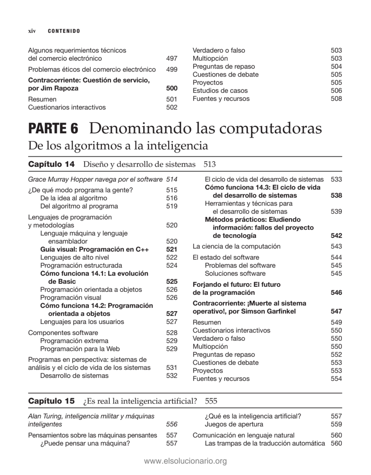 Algunos requerimientos técnicos 
del comercio electrónico 497
Problemas éticos del comercio elect…