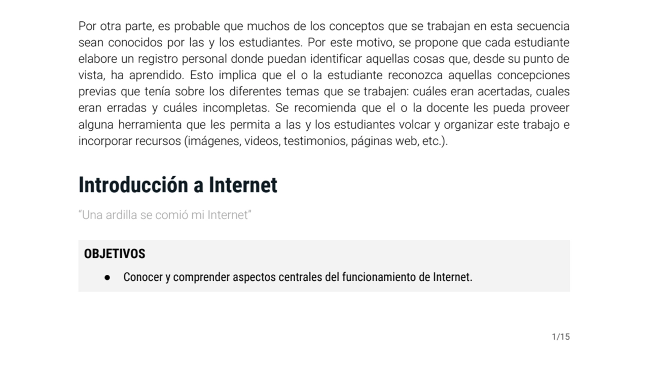 Gua para docentes | Redes e Internet