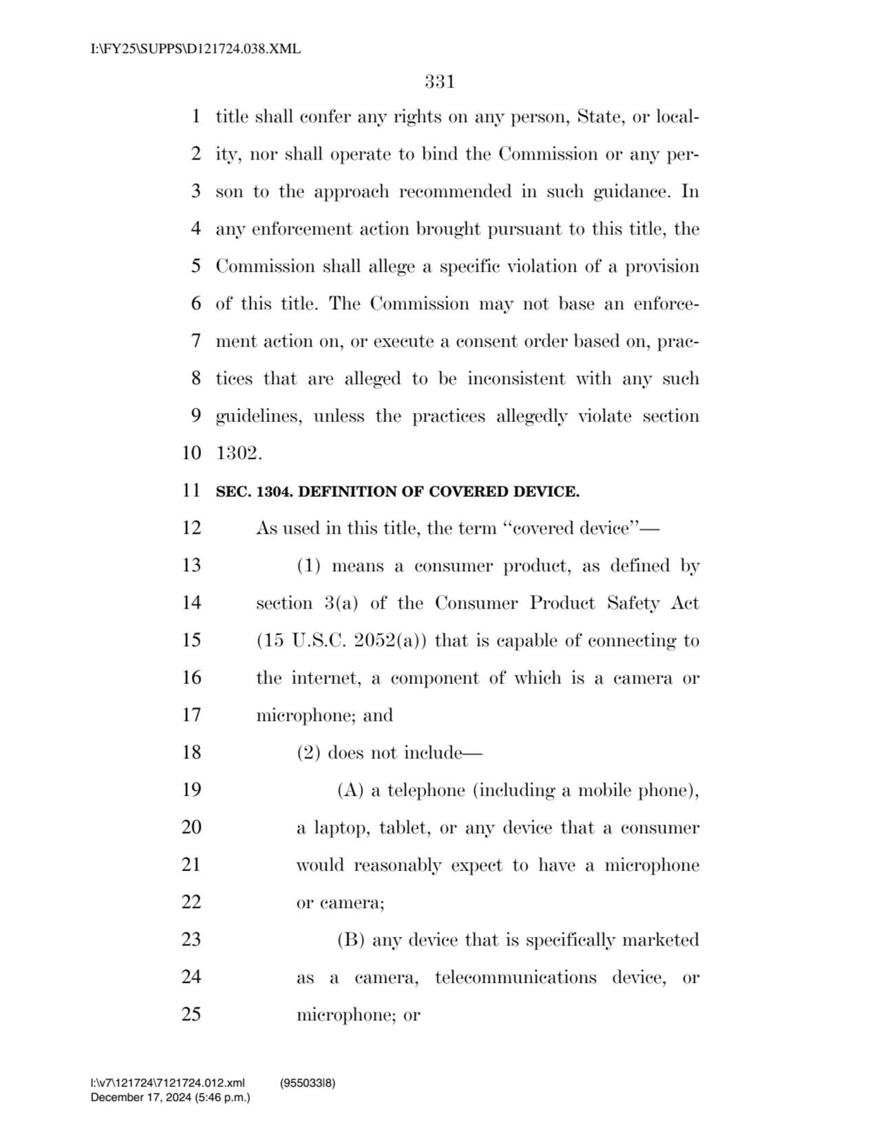 331 
1 title shall confer any rights on any person, State, or local2 ity, nor shall operate to bi…