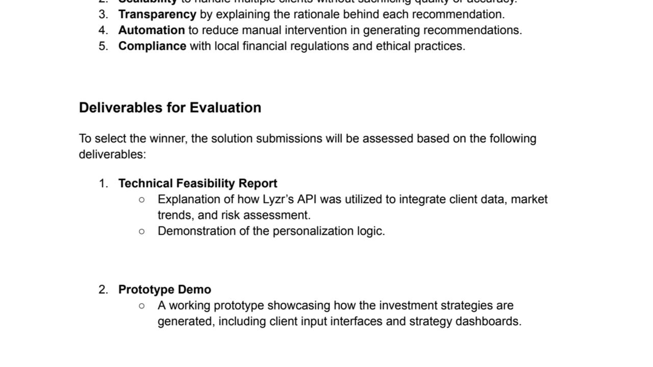 Problem statements