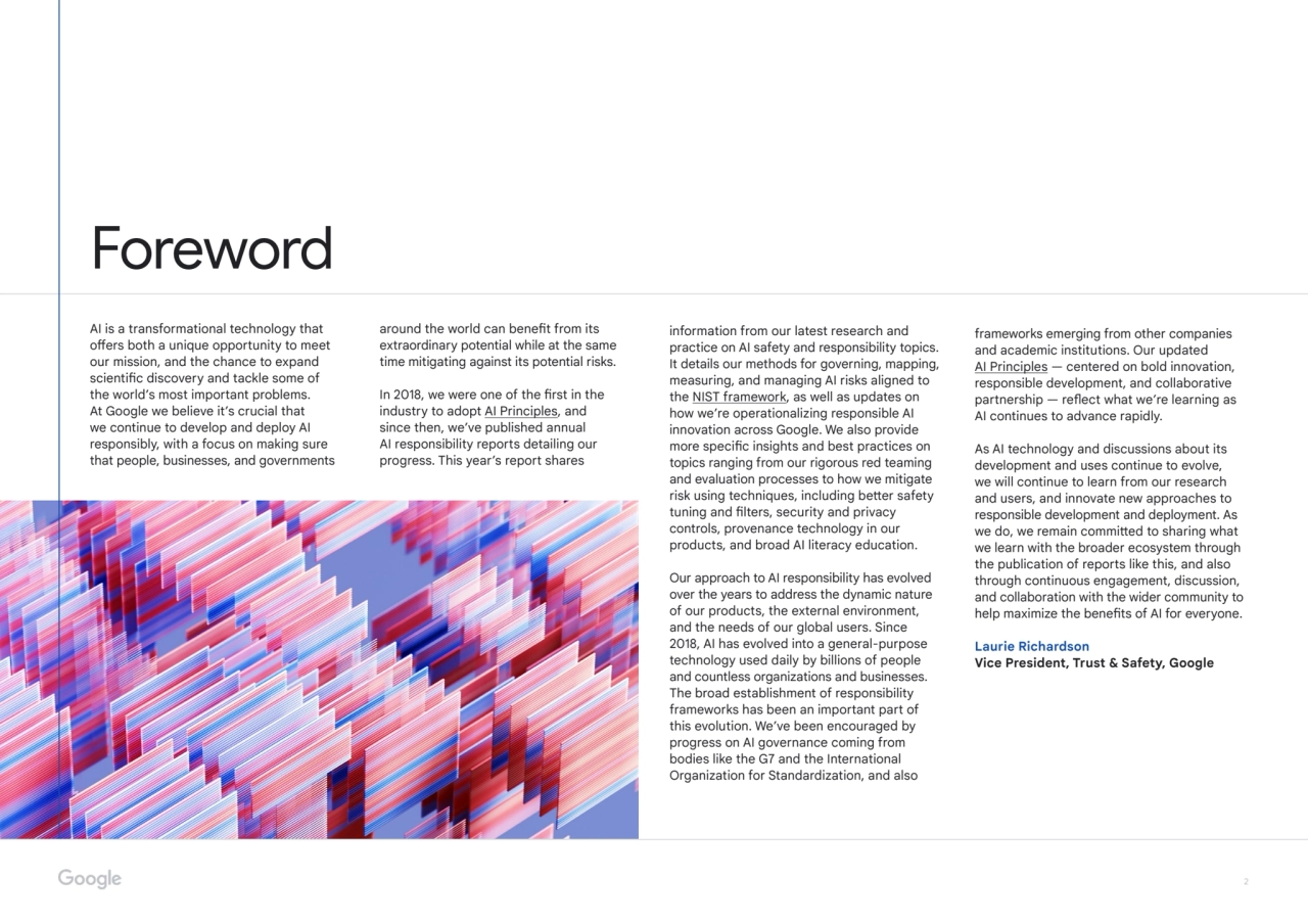 Foreword
information from our latest research and
practice on AI safety and responsibility topic…