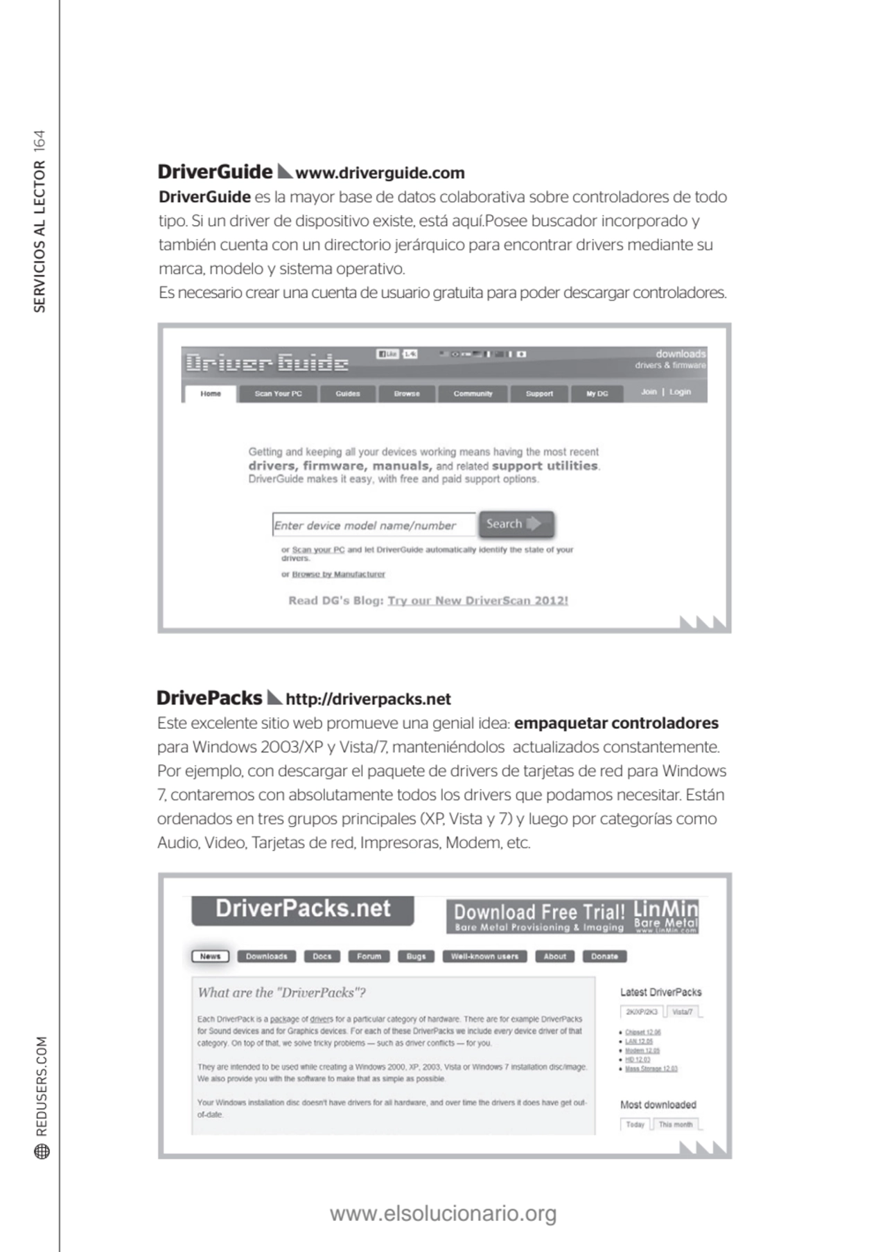 SERVICIOS AL LECTOR 164
Este excelente sitio web promueve una genial idea: empaquetar controladore…