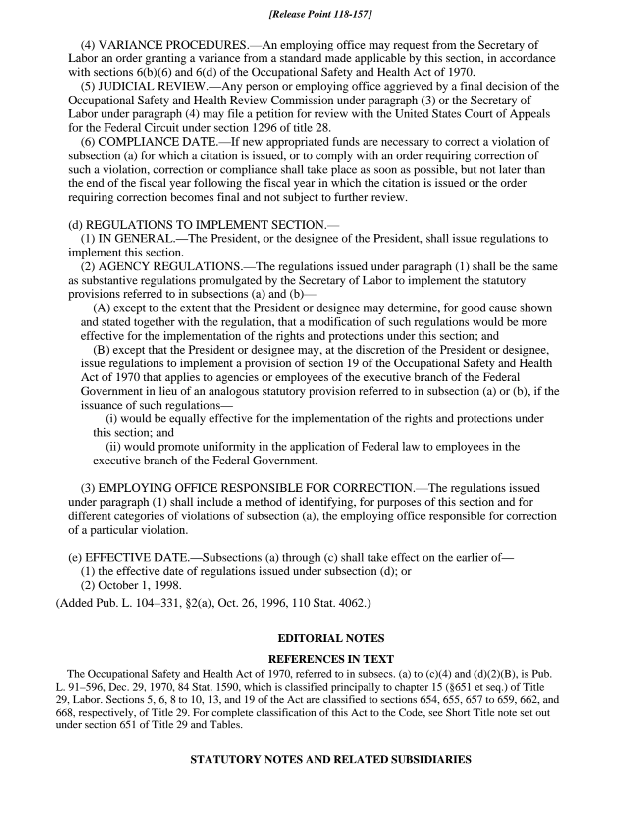 (4) VARIANCE PROCEDURES.—An employing office may request from the Secretary of
Labor an order gran…