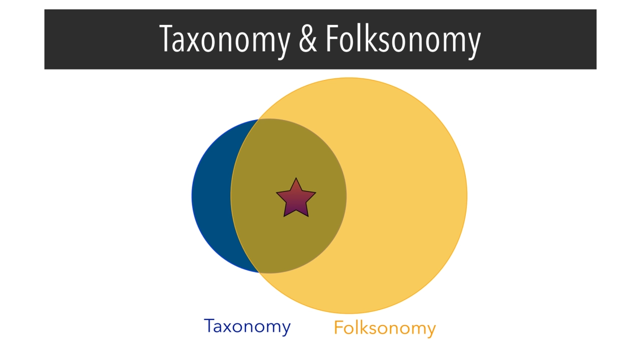 Taxonomy Folksonomy
Taxonomy & Folksonomy