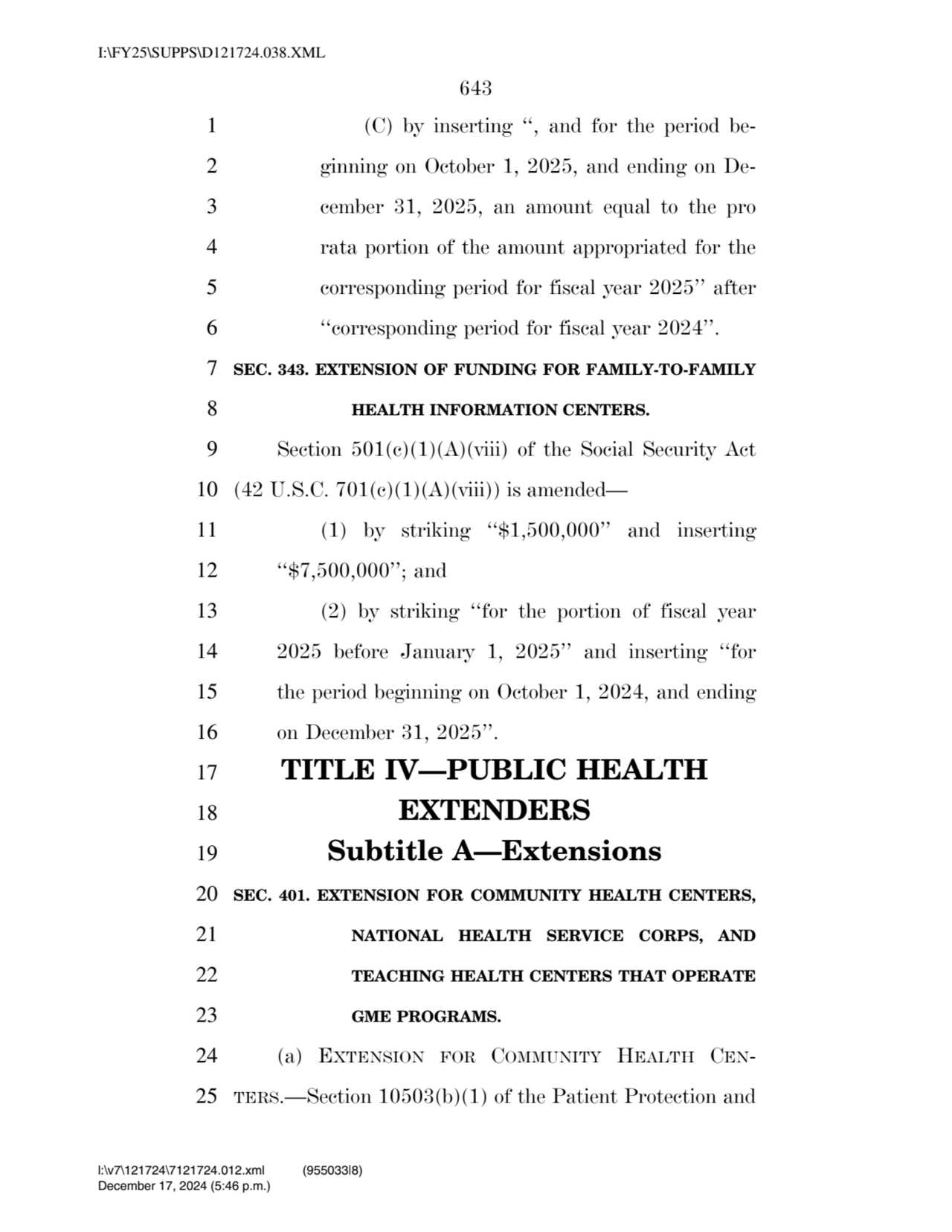 643 
1 (C) by inserting ‘‘, and for the period be2 ginning on October 1, 2025, and ending on De3…