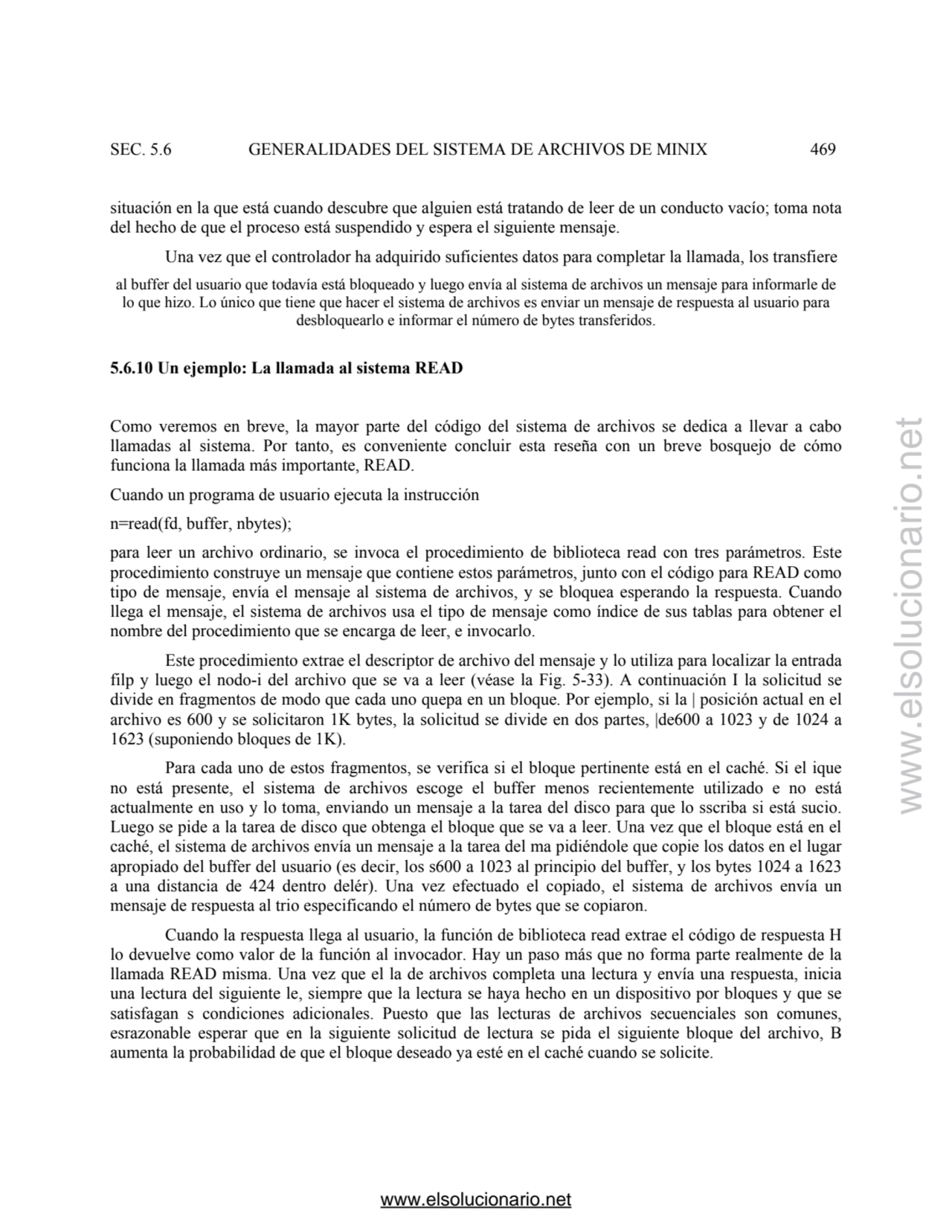 SEC. 5.6 GENERALIDADES DEL SISTEMA DE ARCHIVOS DE MINIX 469 
situación en la que está cuando descu…