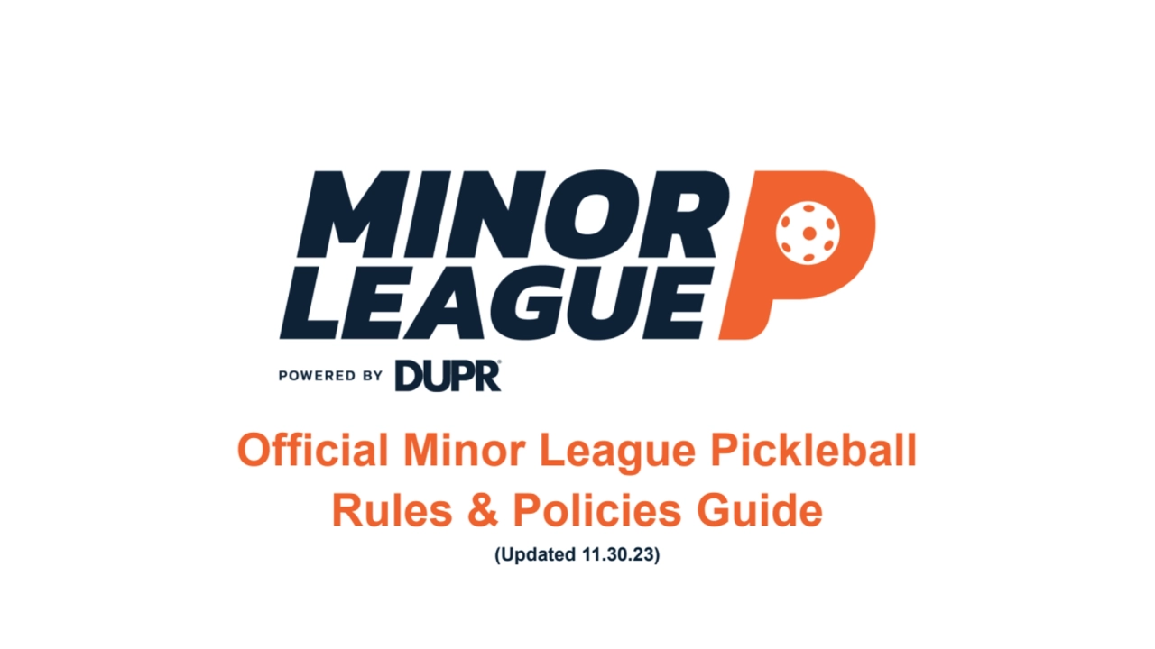 MiLP Rule & Policies Guide pickleball 