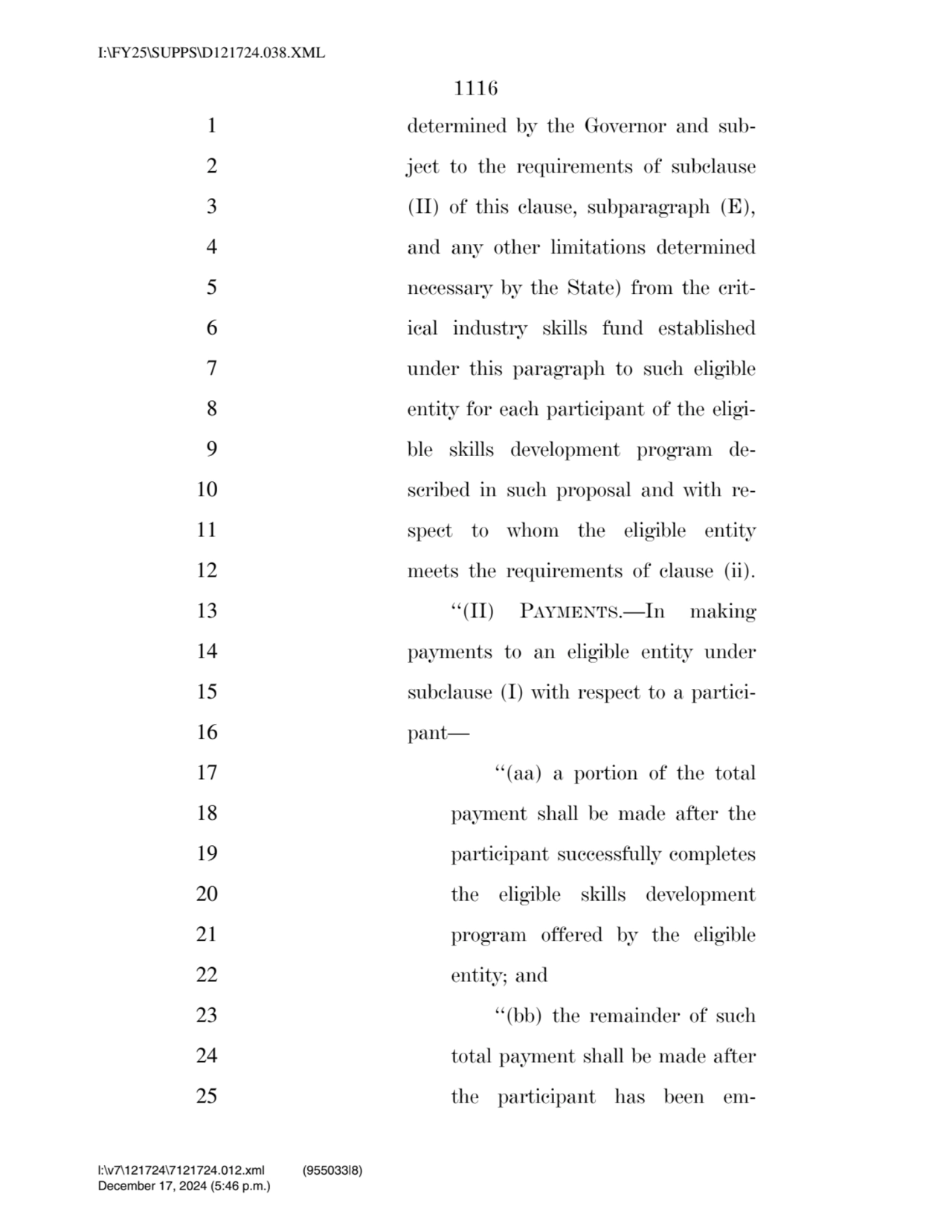 1116 
1 determined by the Governor and sub2 ject to the requirements of subclause 
3 (II) of thi…