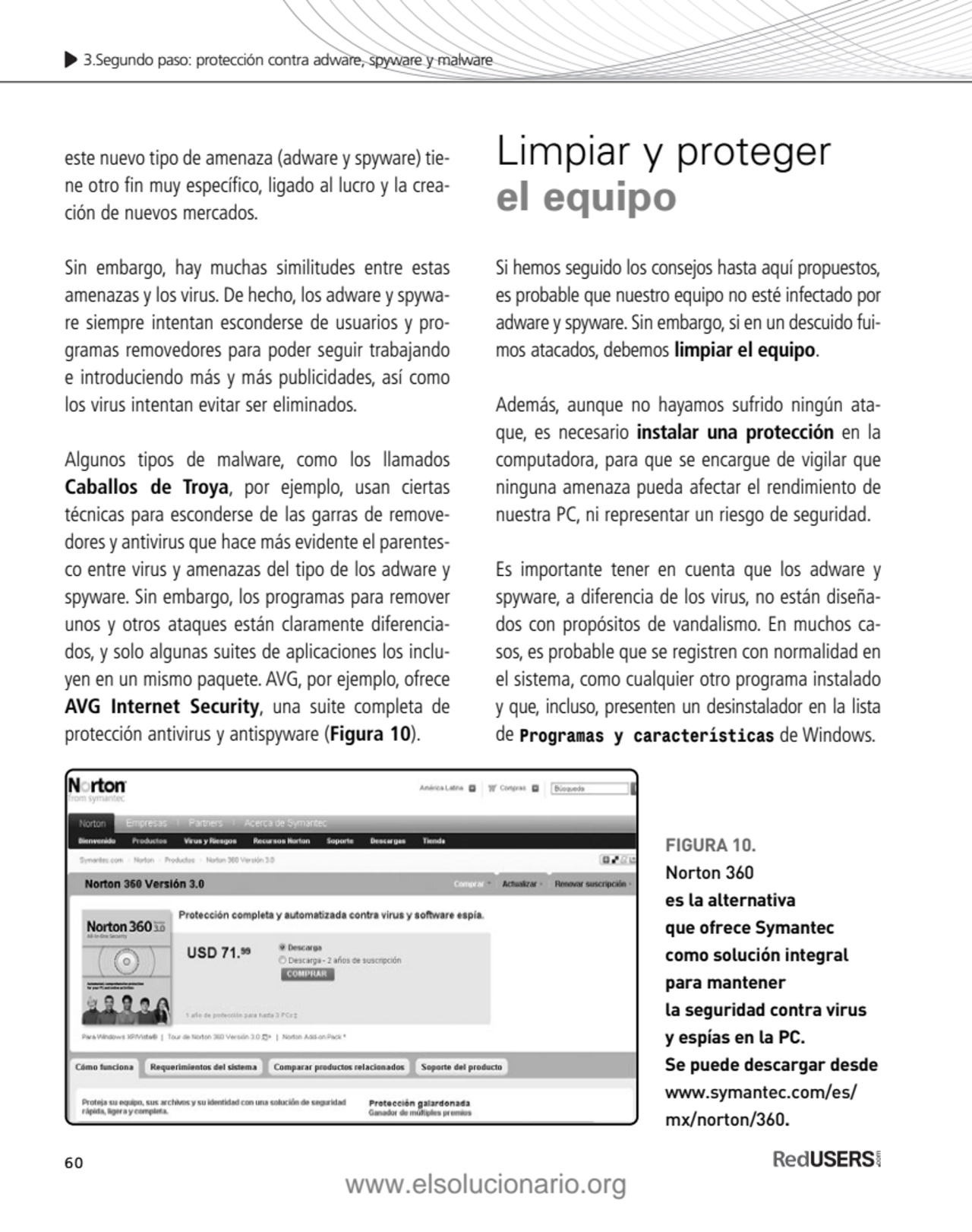 60
3.Segundo paso: protección contra adware, spyware y malware
este nuevo tipo de amenaza (adware…