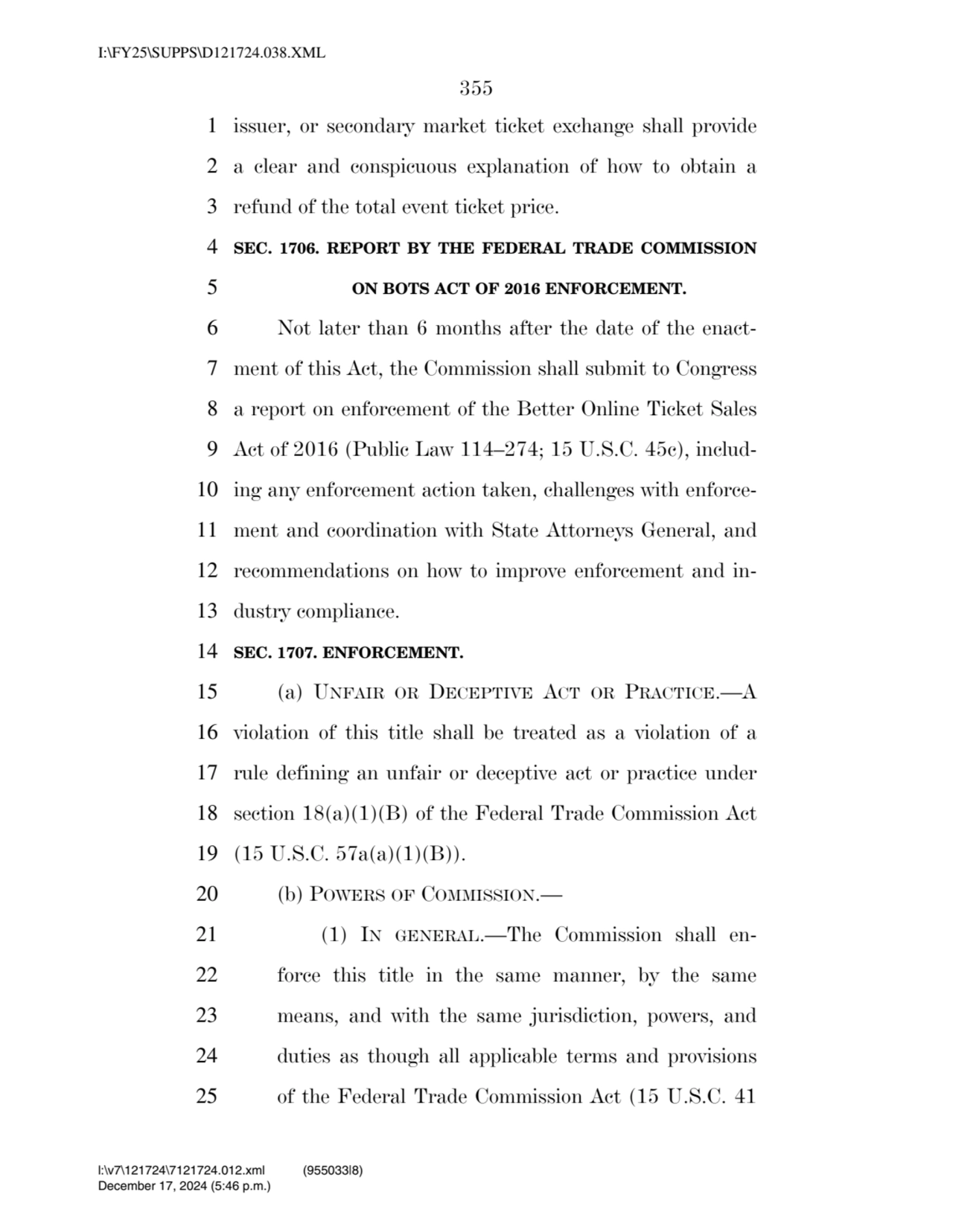 355 
1 issuer, or secondary market ticket exchange shall provide 
2 a clear and conspicuous expla…