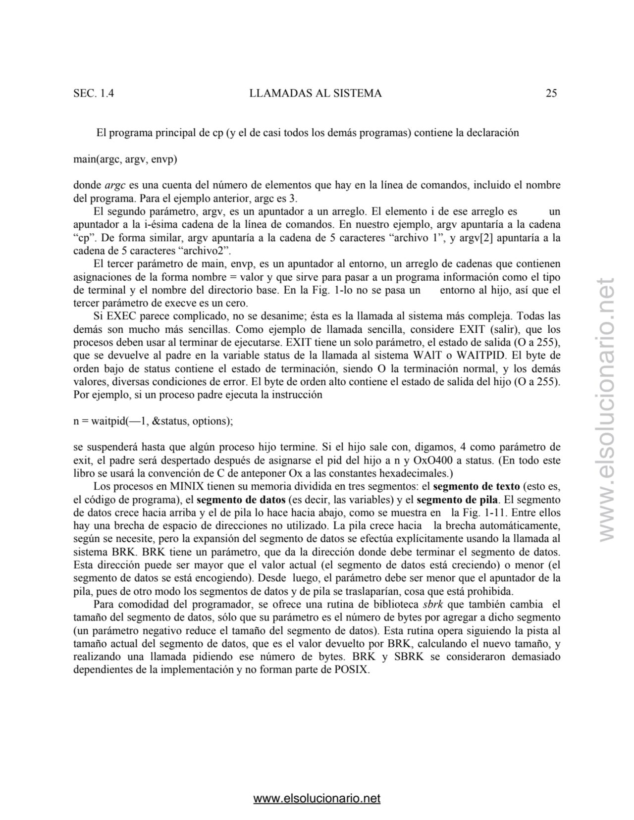 SEC. 1.4 LLAMADAS AL SISTEMA 25 
 El programa principal de cp (y el de casi todos los demás progra…