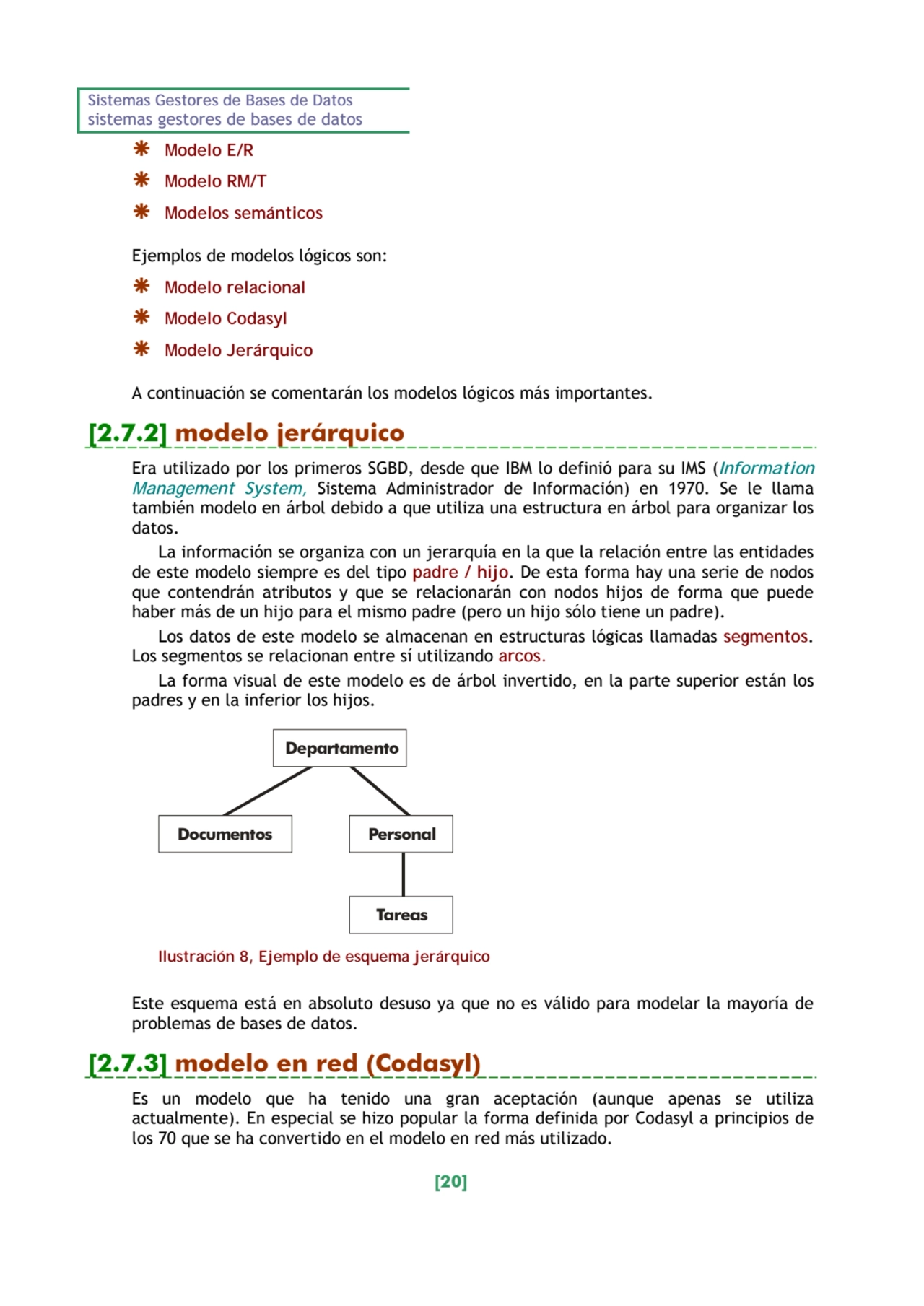 Sistemas Gestores de Bases de Datos 
sistemas gestores de bases de datos 
[20] 
Å Modelo E/R 
Å…