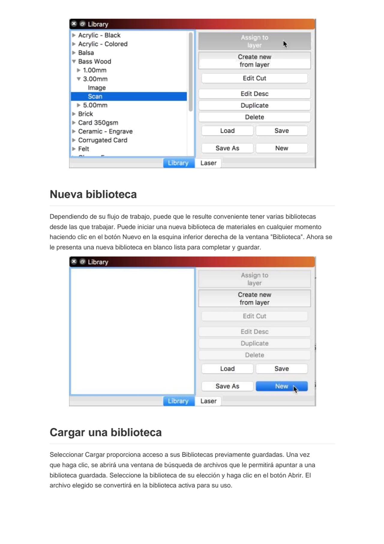 Nueva biblioteca
Dependiendo de su flujo de trabajo, puede que le resulte conveniente tener varias…