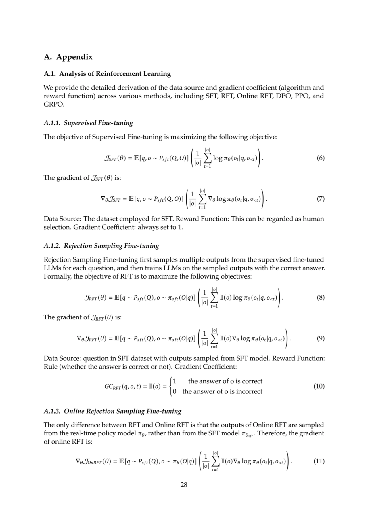 A. Appendix
A.1. Analysis of Reinforcement Learning
We provide the detailed derivation of the dat…