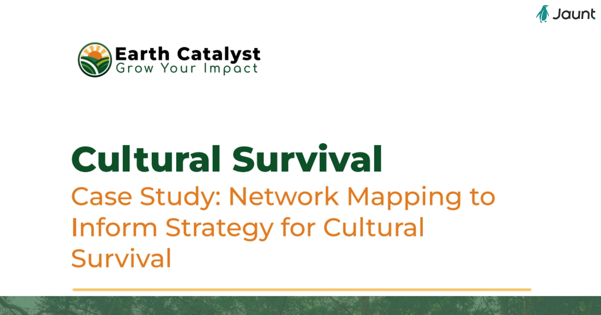 Cultural Survival Earth Catalyst Case Study