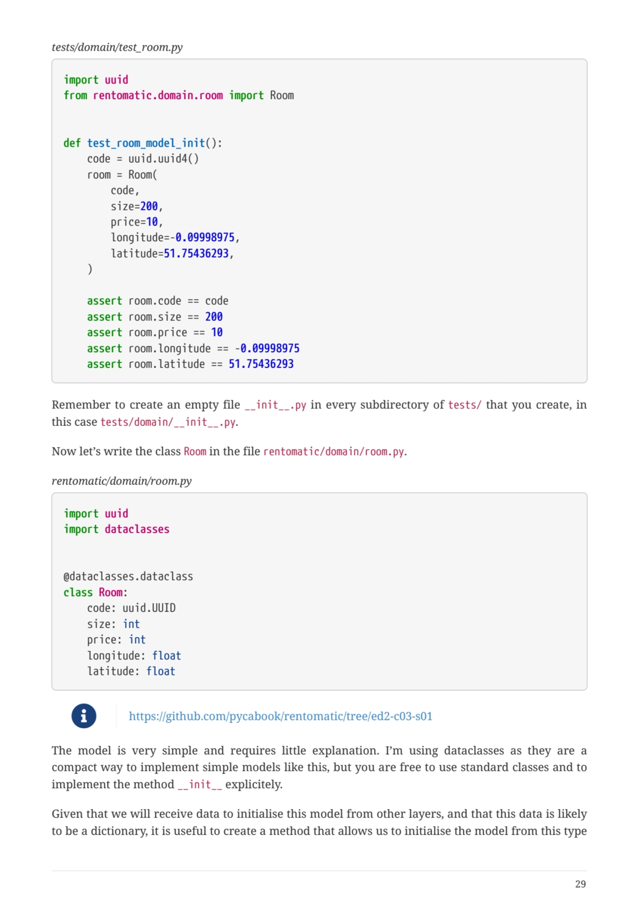 tests/domain/test_room.py
import uuid
from rentomatic.domain.room import Room
def test_room_mode…