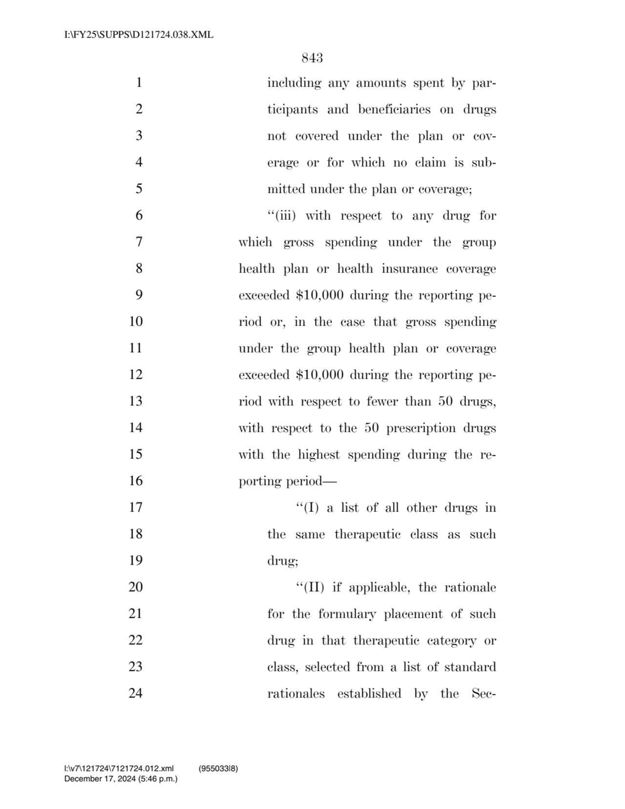 843 
1 including any amounts spent by par2 ticipants and beneficiaries on drugs 
3 not covered u…