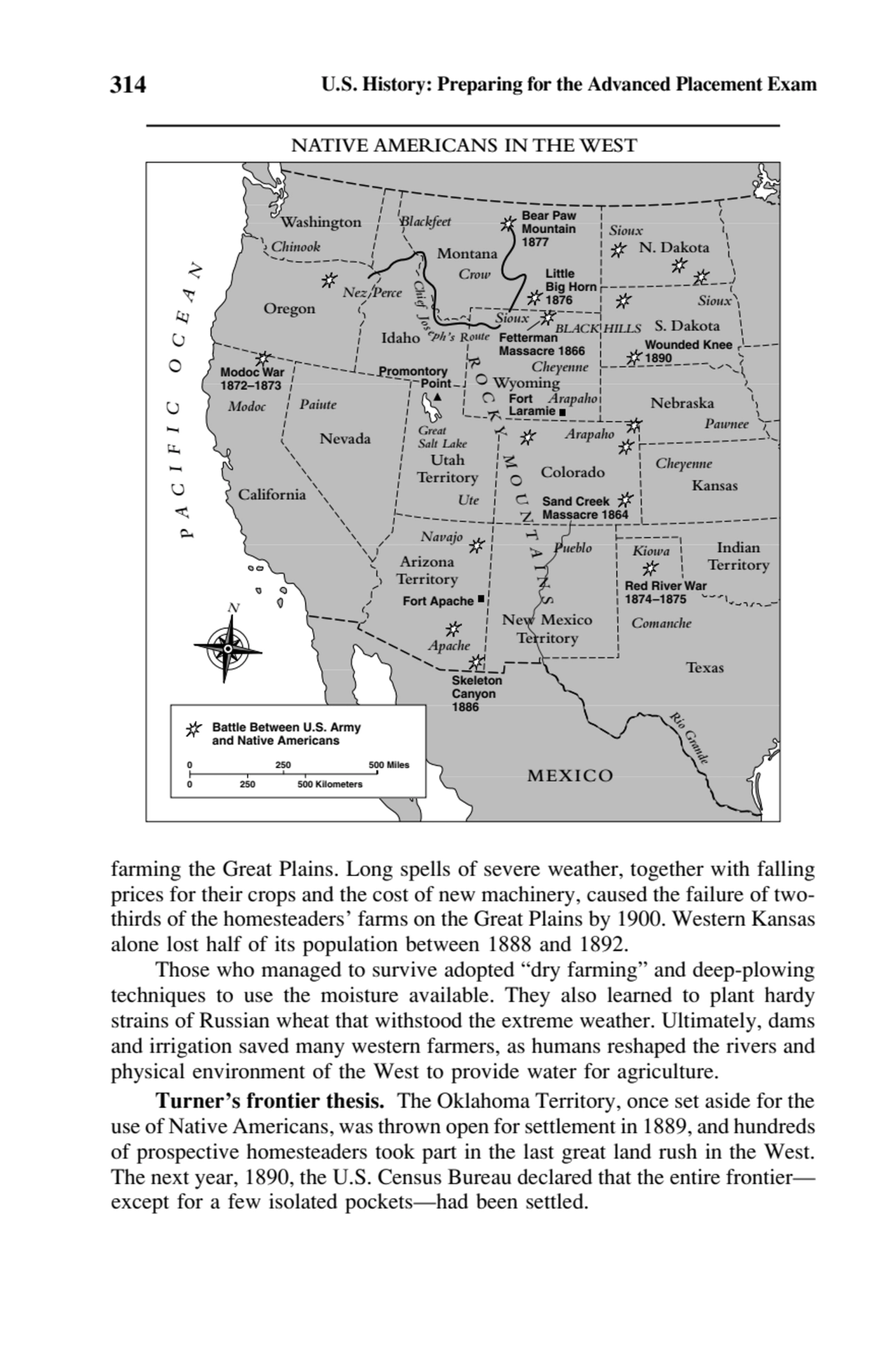 314 U.S. History: Preparing for the Advanced Placement Exam
farming the Great Plains. Long spells …