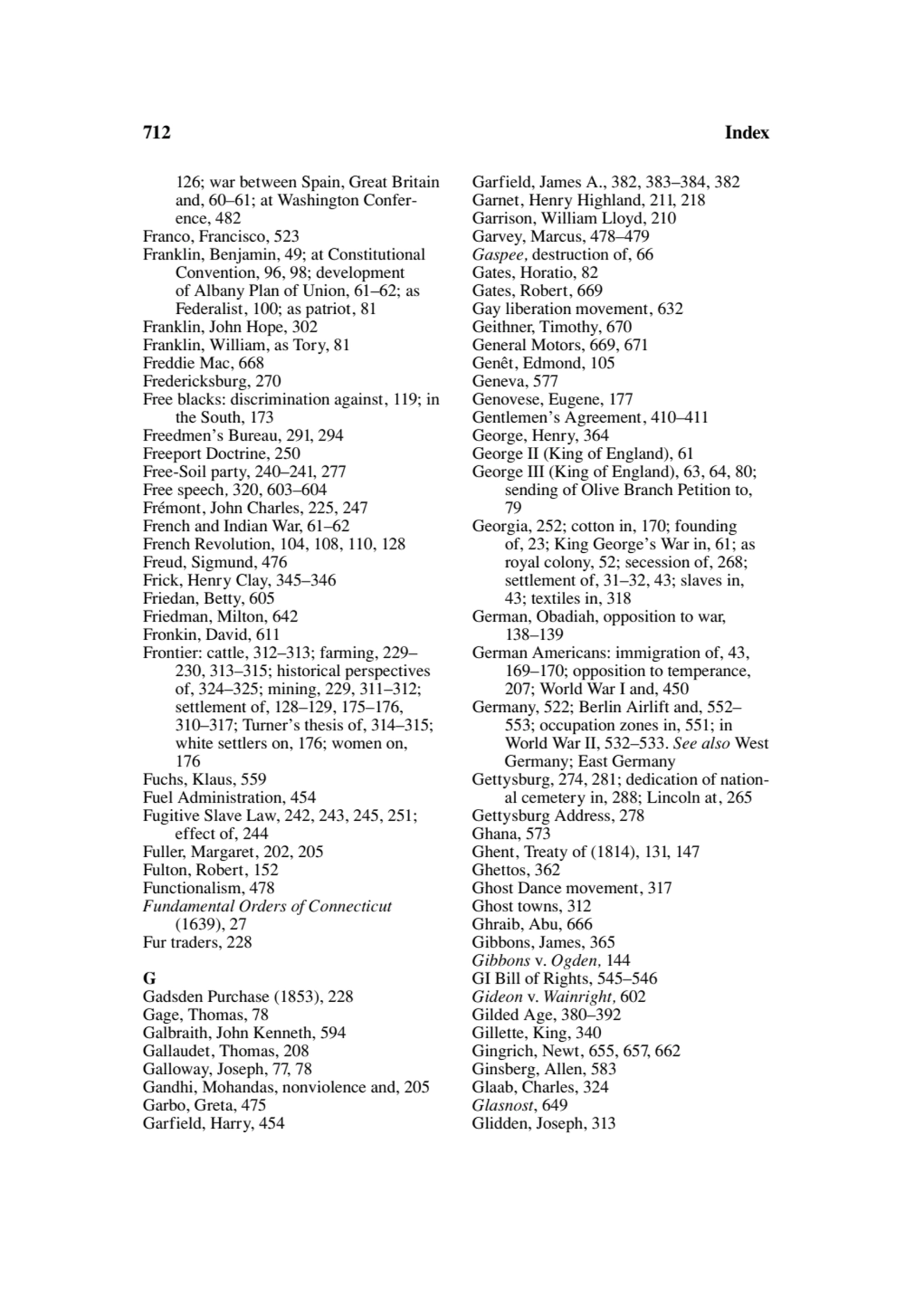 712 Index
126; war between Spain, Great Britain 
and, 60–61; at Washington Conference, 482
Fran…