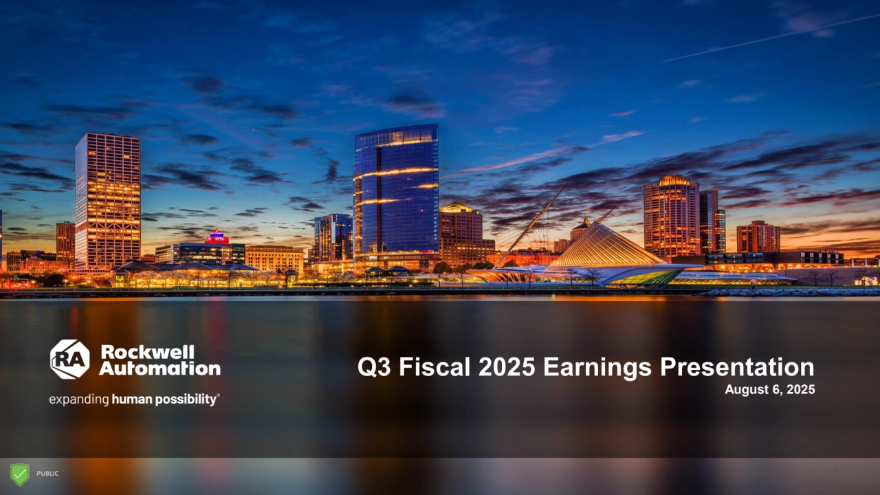 PUBLIC
Q3 Fiscal 2025 Earnings Presentation
August 6, 2025
1