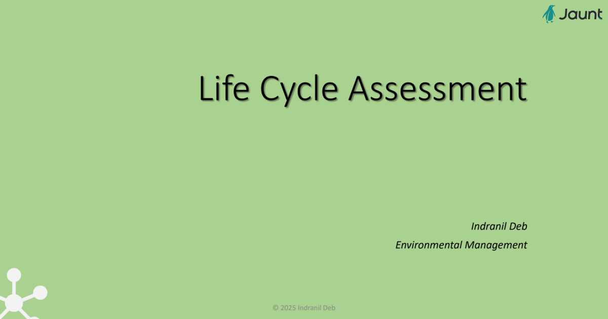 Indranil Deb Life Cycle Assessment 16102024