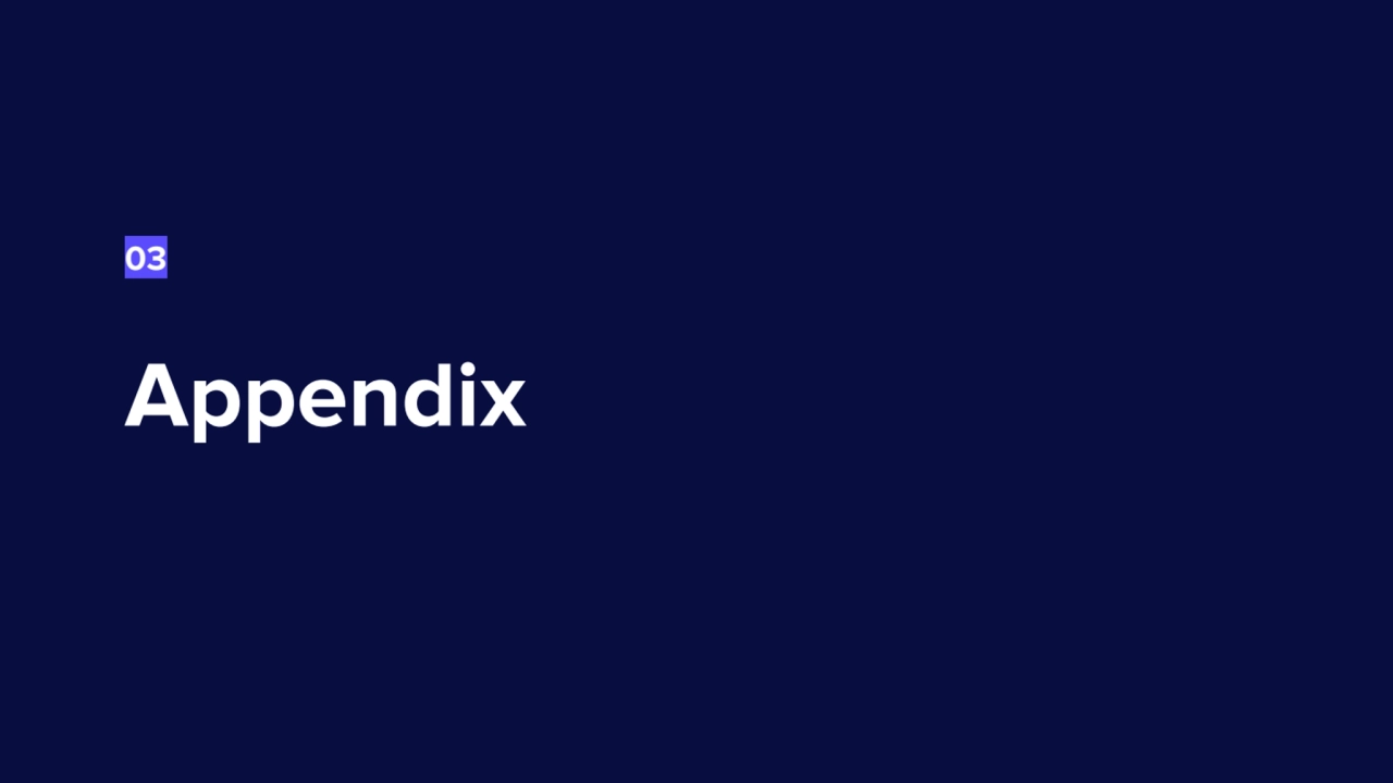 Appendix
03