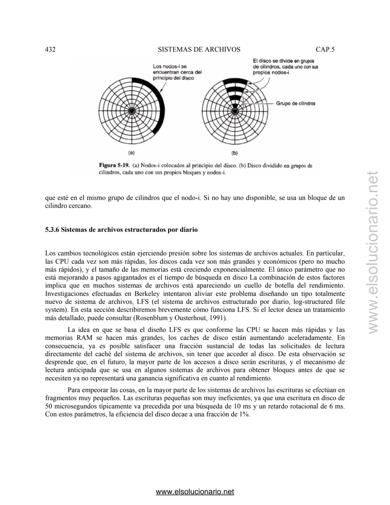 432 SISTEMAS DE ARCHIVOS CAP.5 
que esté en el mismo grupo de cilindros que el nodo-i. Si no hay u…