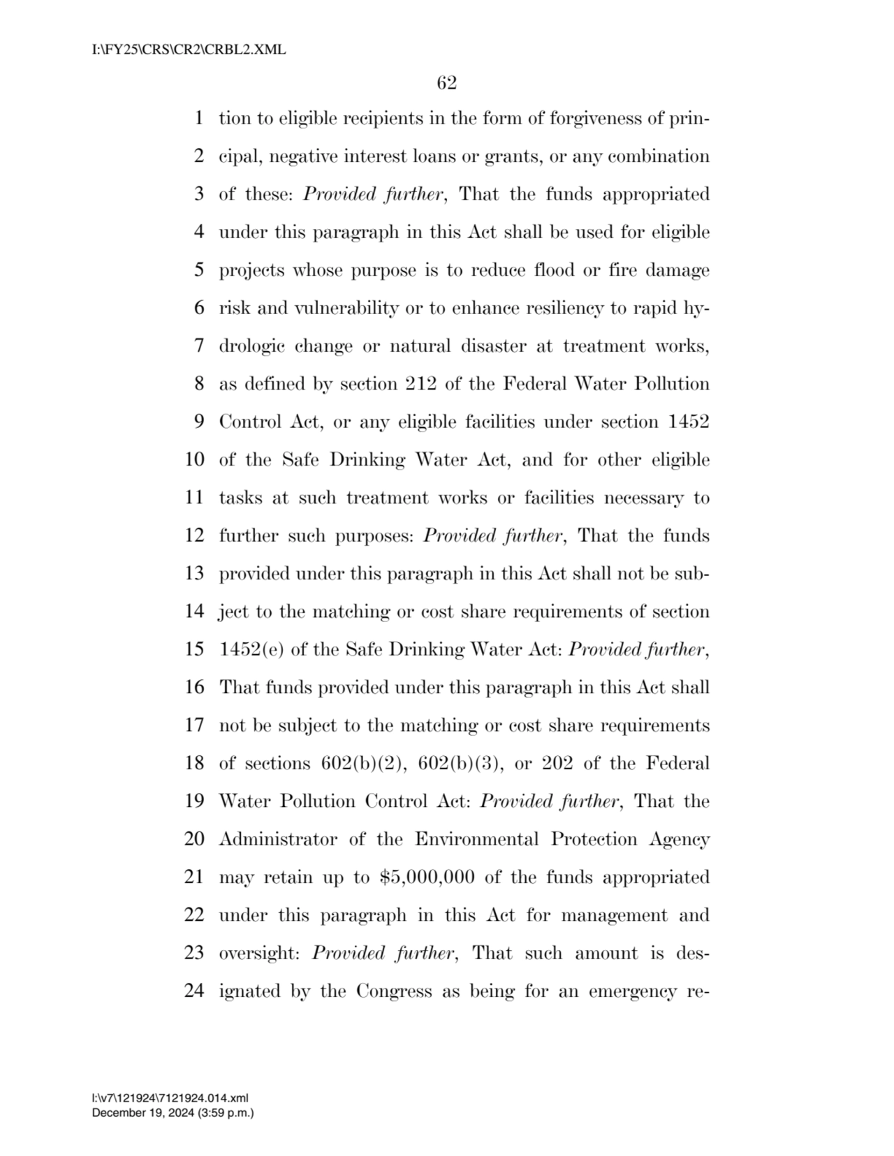 62 
1 tion to eligible recipients in the form of forgiveness of prin2 cipal, negative interest lo…