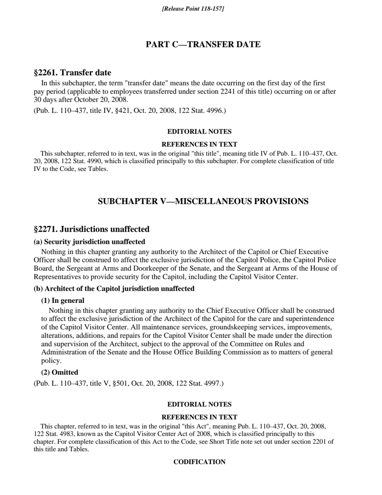 PART C—TRANSFER DATE
§2261. Transfer date
In this subchapter, the term "transfer date" means the …