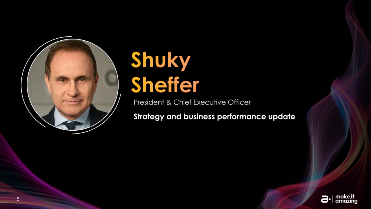 5 Information Security Level 2 – Sensitive. © 2025 – Proprietary & Confidential Information of Amdocs
Strategy and business performance update
President & Chief Executive Officer
Shuky 
Sheffer