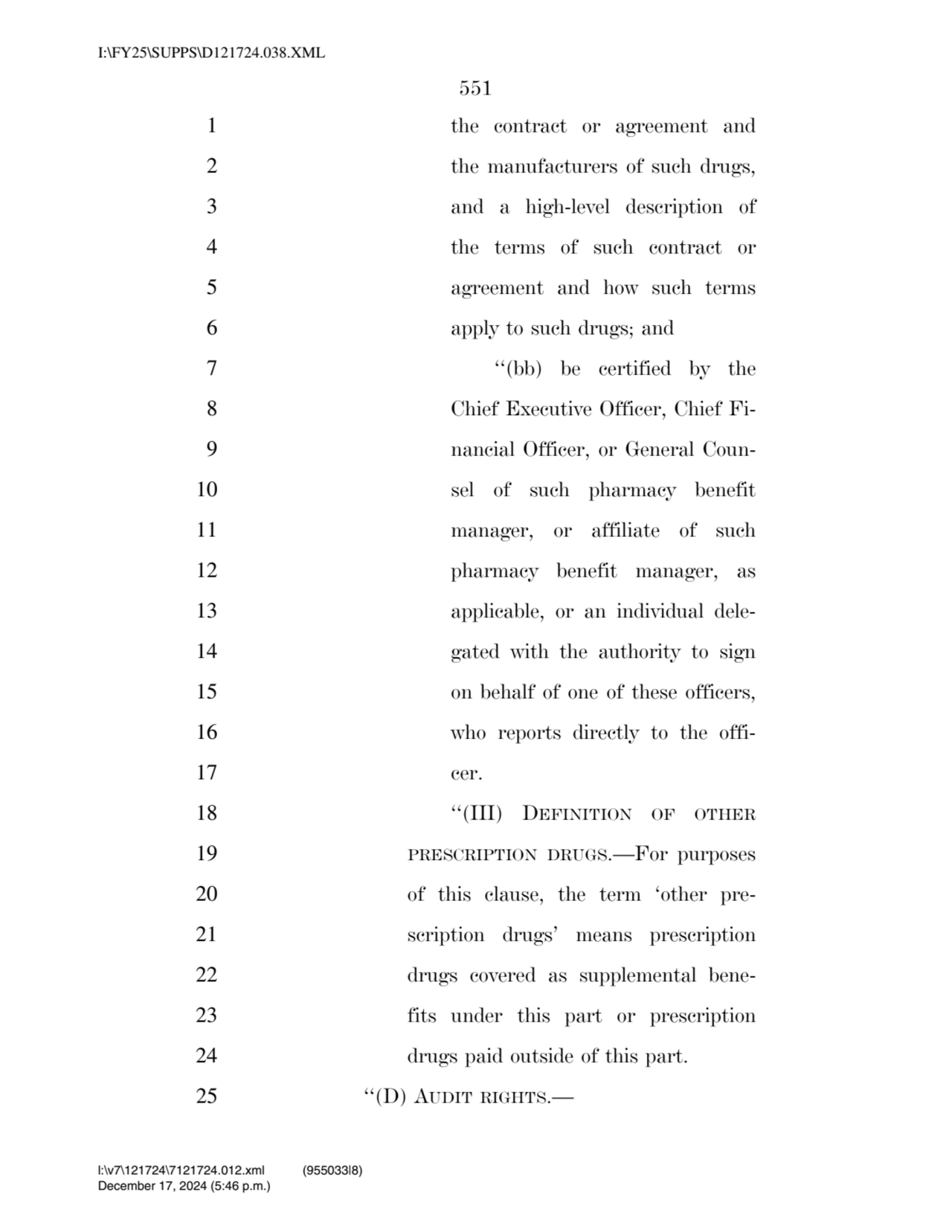 551 
1 the contract or agreement and 
2 the manufacturers of such drugs, 
3 and a high-level des…