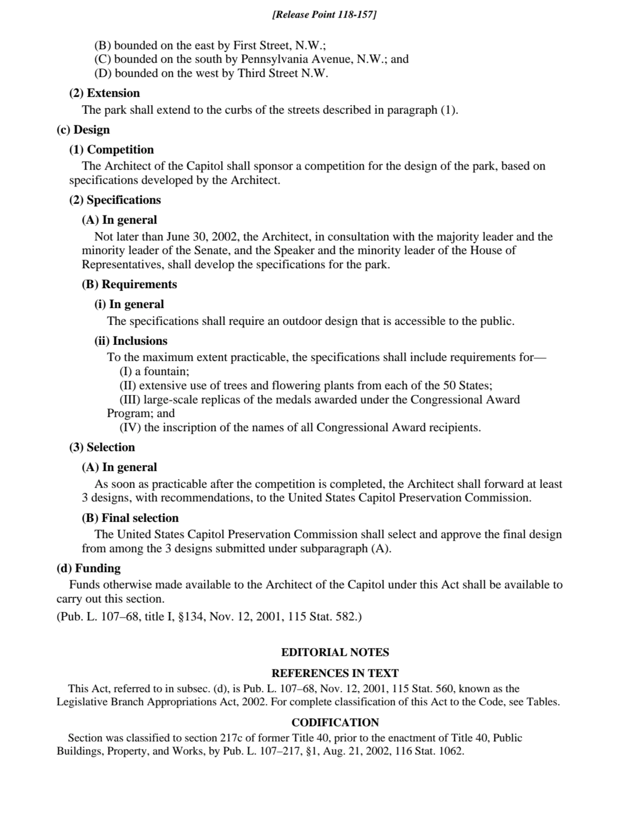 (B) bounded on the east by First Street, N.W.;
(C) bounded on the south by Pennsylvania Avenue, N.…