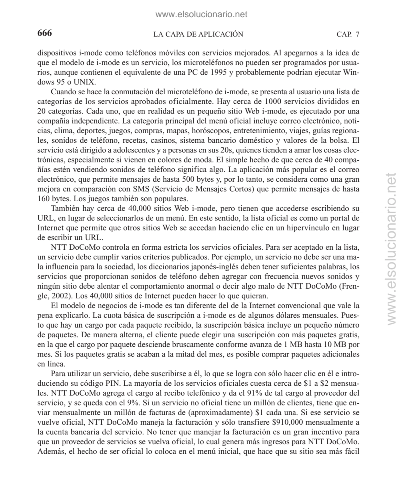 LA CAPA DE APLICACIÓN
dispositivos i-mode como teléfonos móviles con servicios mejorados. Al apega…