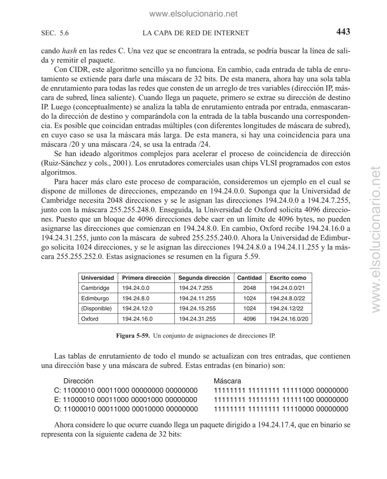 LA CAPA DE RED DE INTERNET
cando hash en las redes C. Una vez que se encontrara la entrada, se pod…
