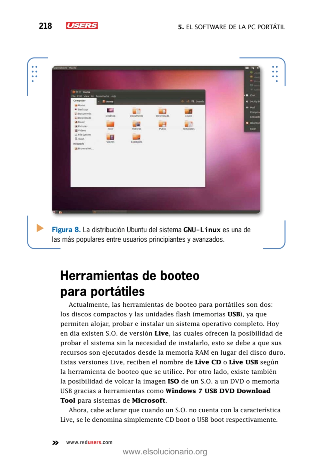 218 5. El software de la PC portátil
www.redusers.com
Herramientas de booteo 
para portátiles
A…