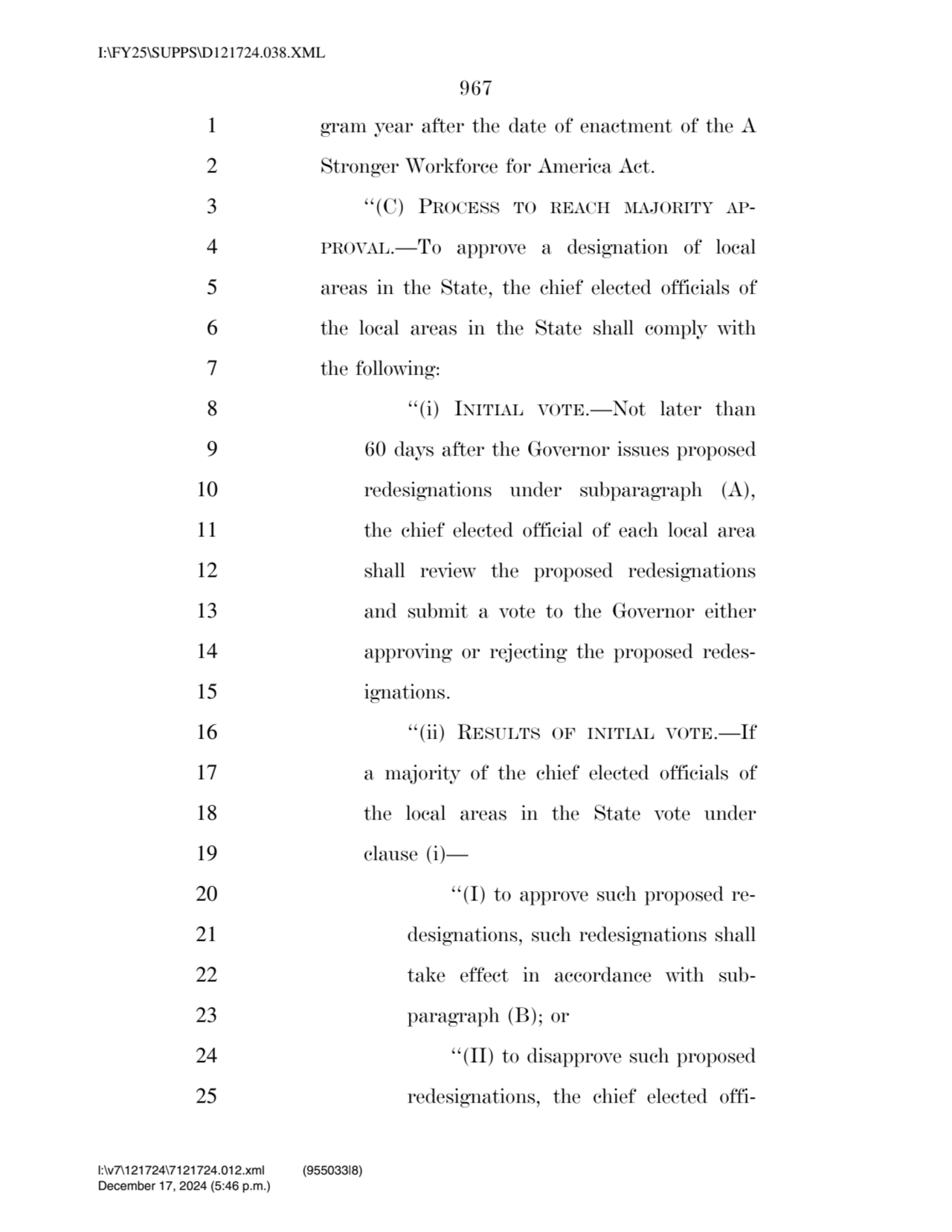 967 
1 gram year after the date of enactment of the A 
2 Stronger Workforce for America Act. 
3 …