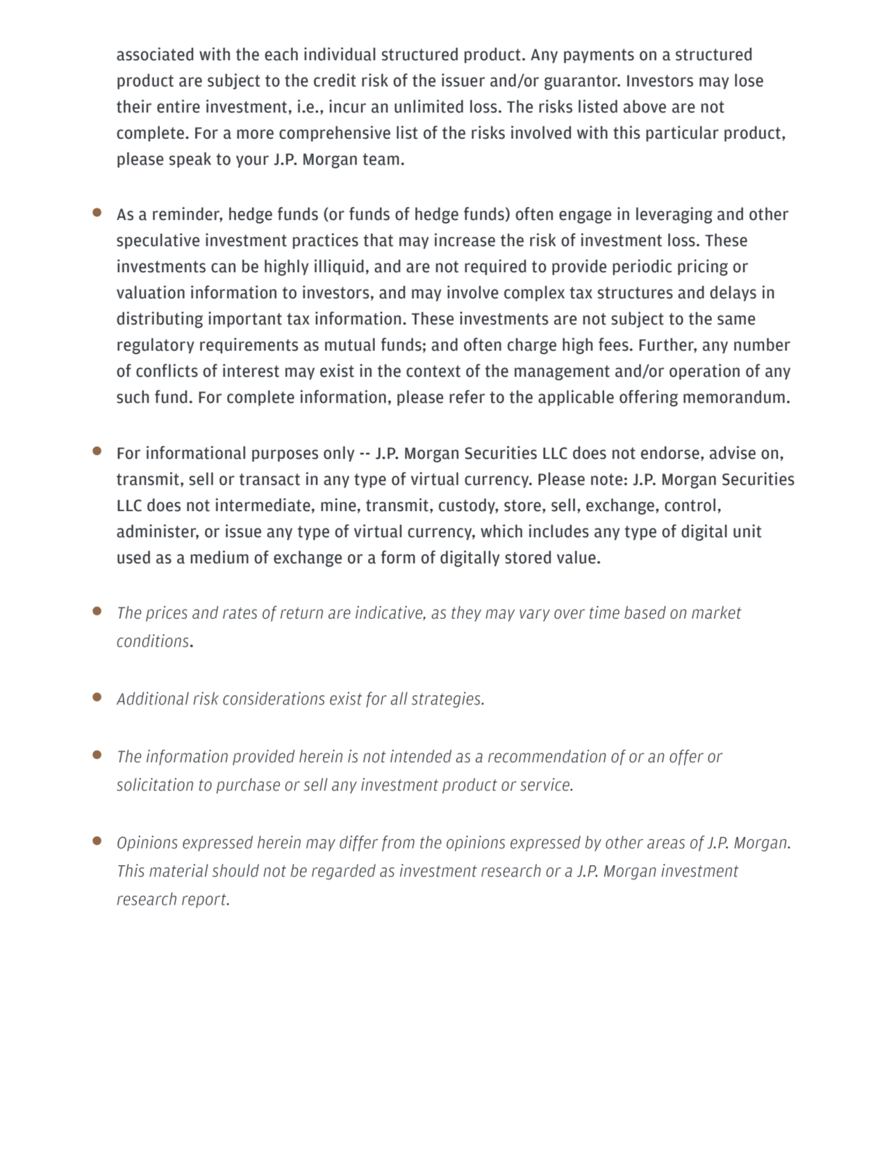 associated with the each individual structured product. Any payments on a structured
product are s…